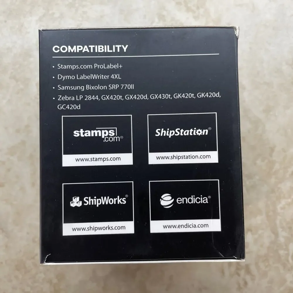 Shipping Label 2 ROLLS Onyx Rolls 4